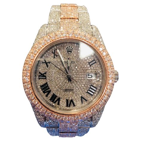 fully iced out rolex fake|rolex datejust 41mm iced out.